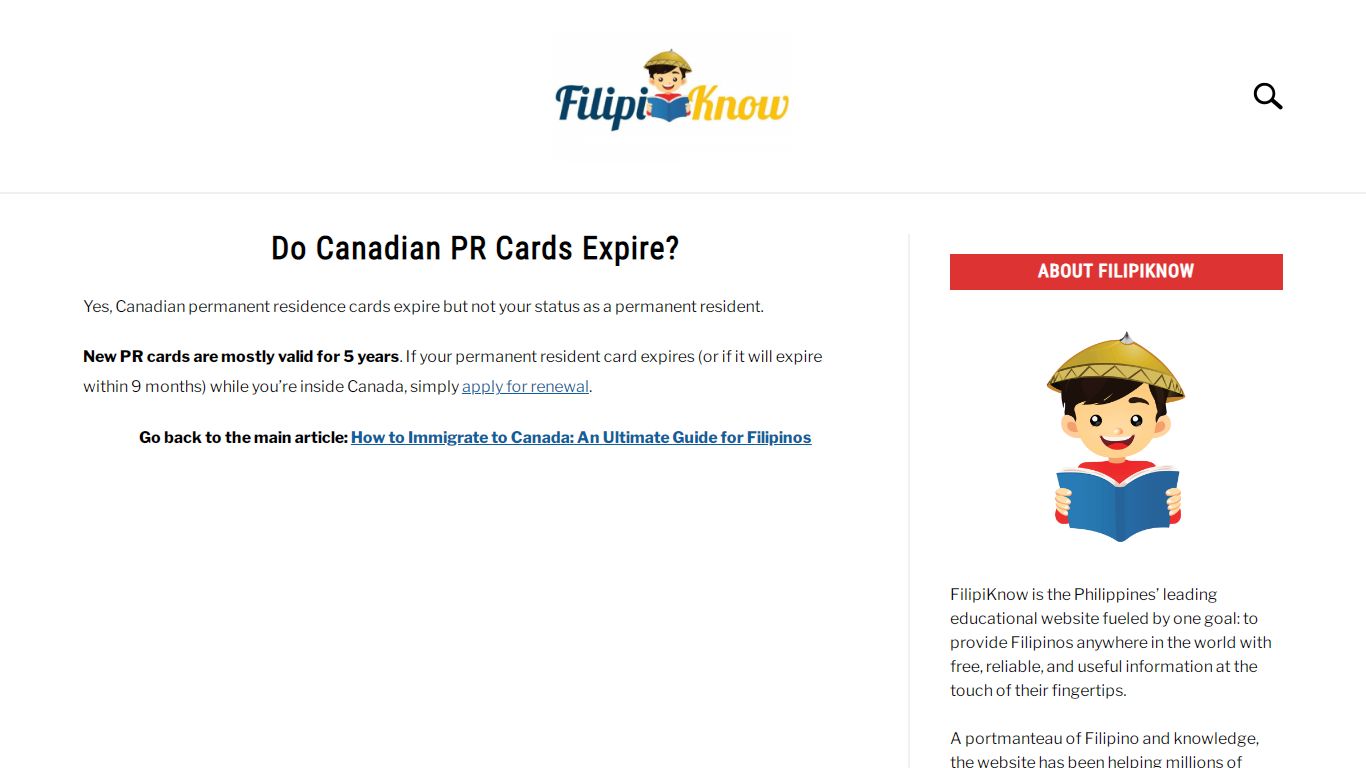 Do Canadian PR Cards Expire? – FilipiKnow